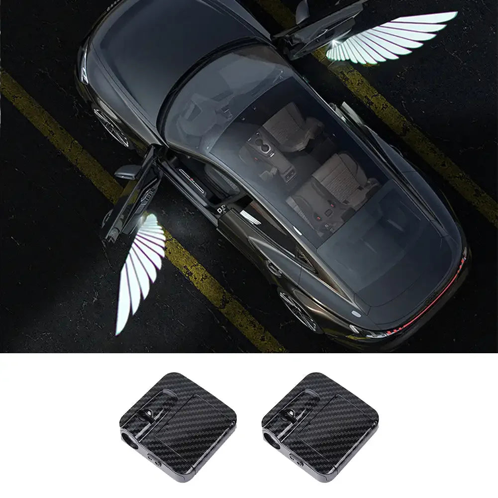 Innovate store 2Pcs/4Pcs Car Angel Wings Wireless Car Door