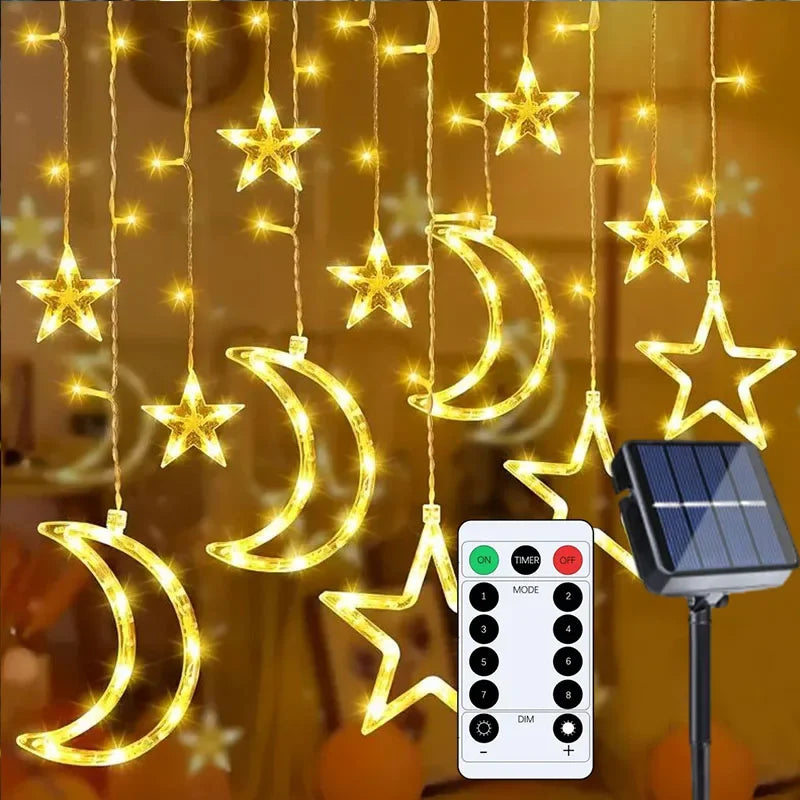 Innovate store Solar String Lights with Remote Control Waterproof Solar Power