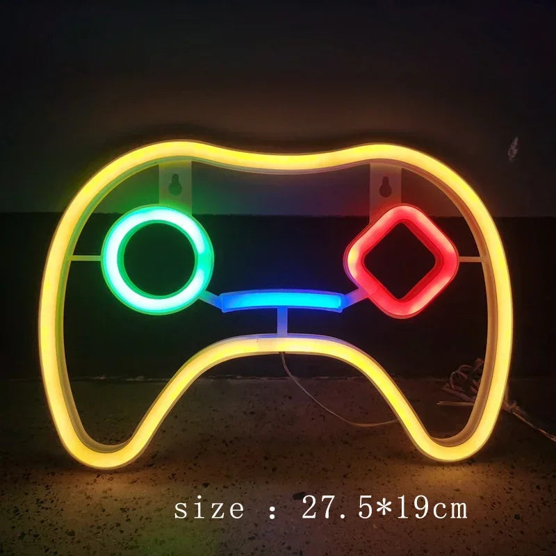 Innovate store Decor USB Powered Switch LED Neon Light for Game Room