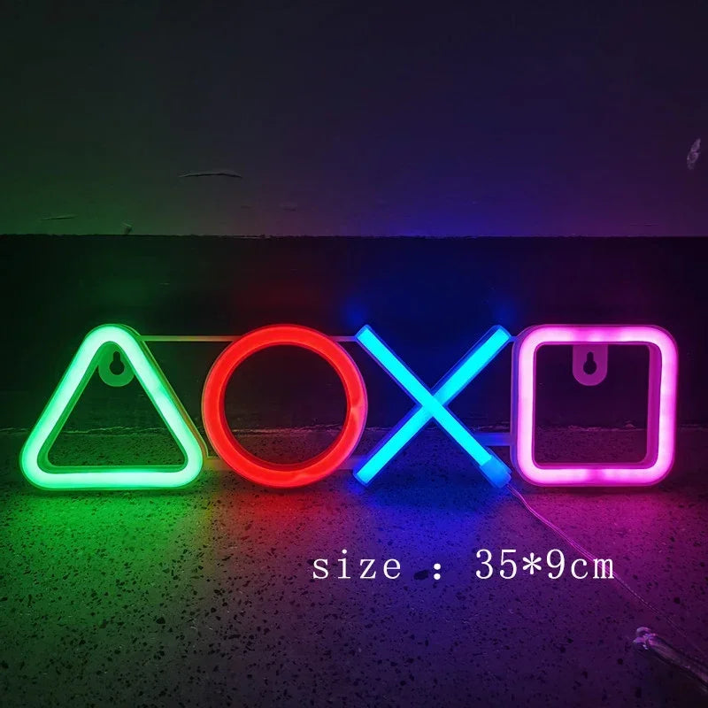 Innovate store Decor USB Powered Switch LED Neon Light for Game Room