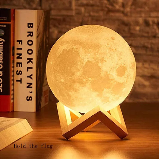 Innovate store 3D printed moon ornament rechargeable